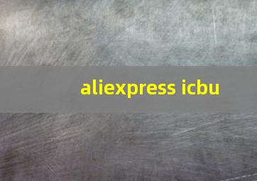 aliexpress icbu